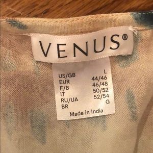 Tie Dye Tie Front Top